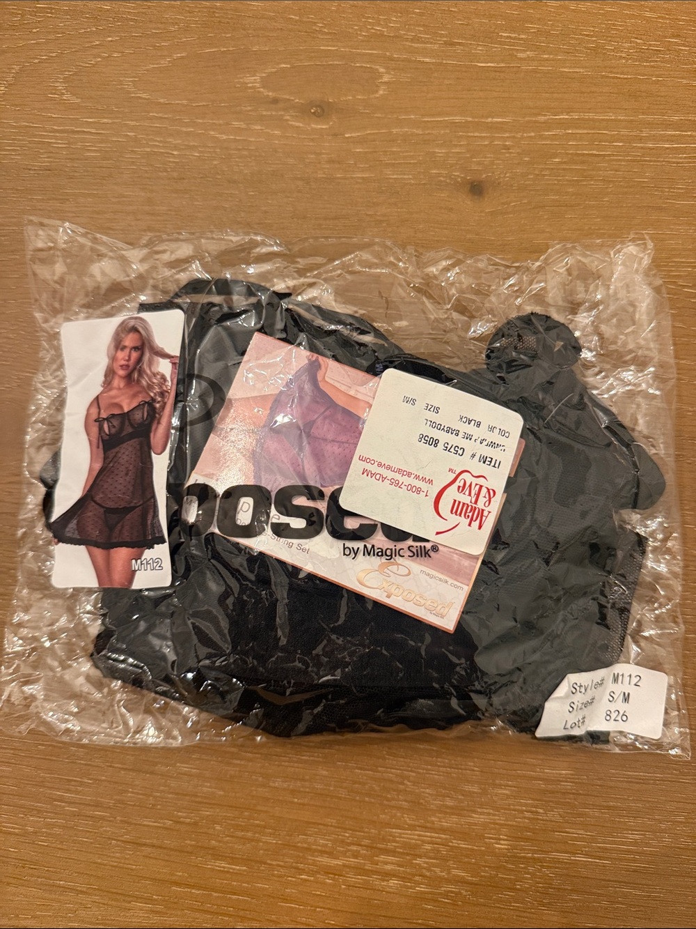 NWT Adam & Eve baby doll with g-string